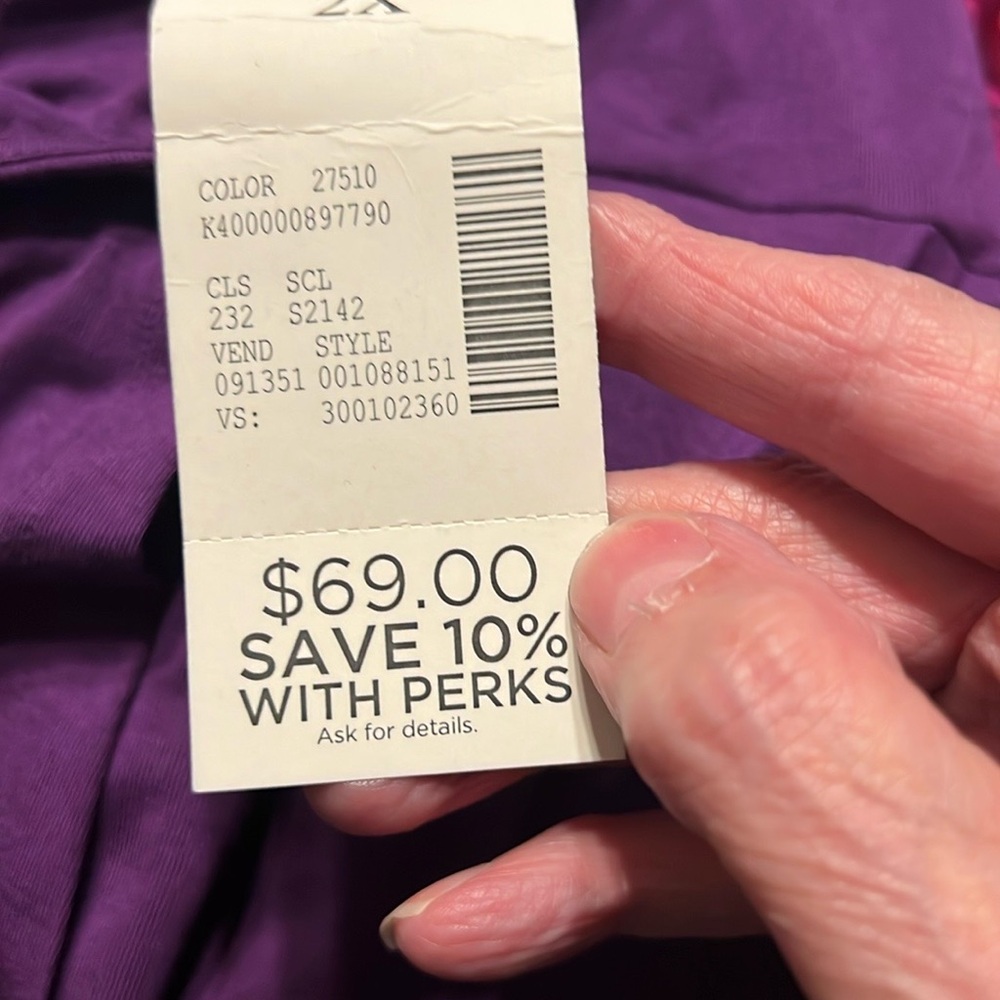 NWT Catherines Purple Scoop Neck Midi Sundress 1/2 off Wednesday expires - Picture 4 of 9